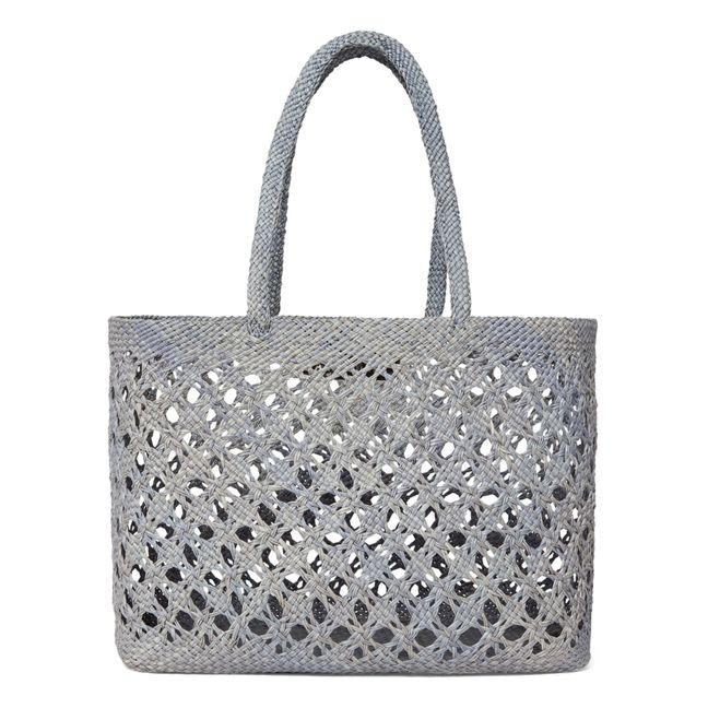Syros Iraca Small Basket Bag | Grau