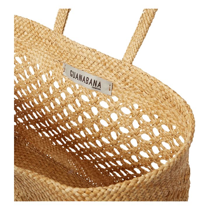 Syros Iraca Small Basket Bag | Gelb Stroh- Produktbild Nr. 3