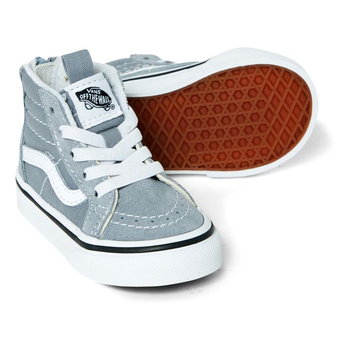 SK8-Hi High-Top Zip Sneakers | Grau- Produktbild Nr. 1