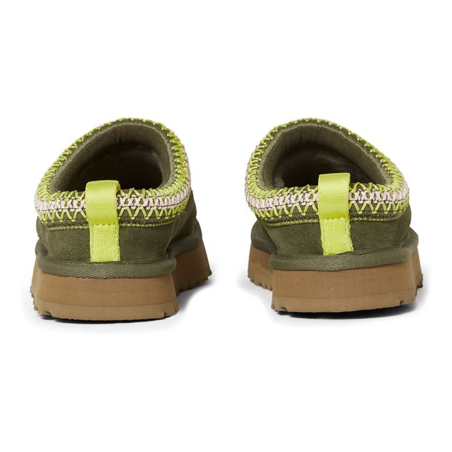 Chaussons Fourrés Tazz | Vert kaki