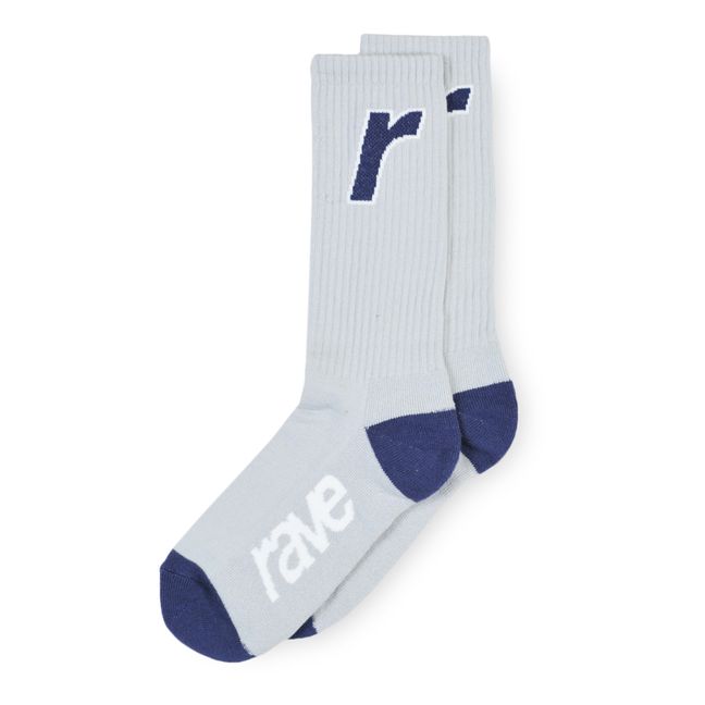 Rave Logo Socks | Grey
