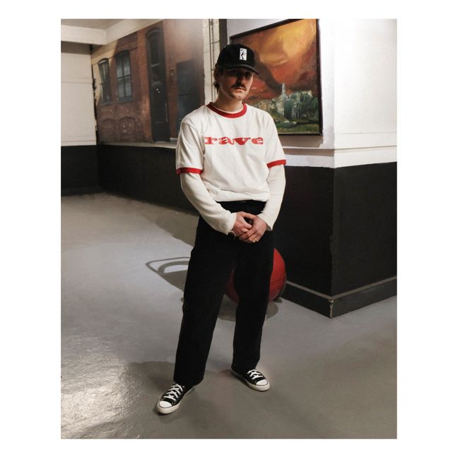 T-shirt Hardware Logo Ringer | Rouge