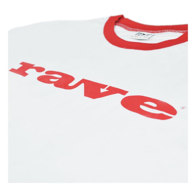 Hardware Logo Ringer T-Shirt | Rojo