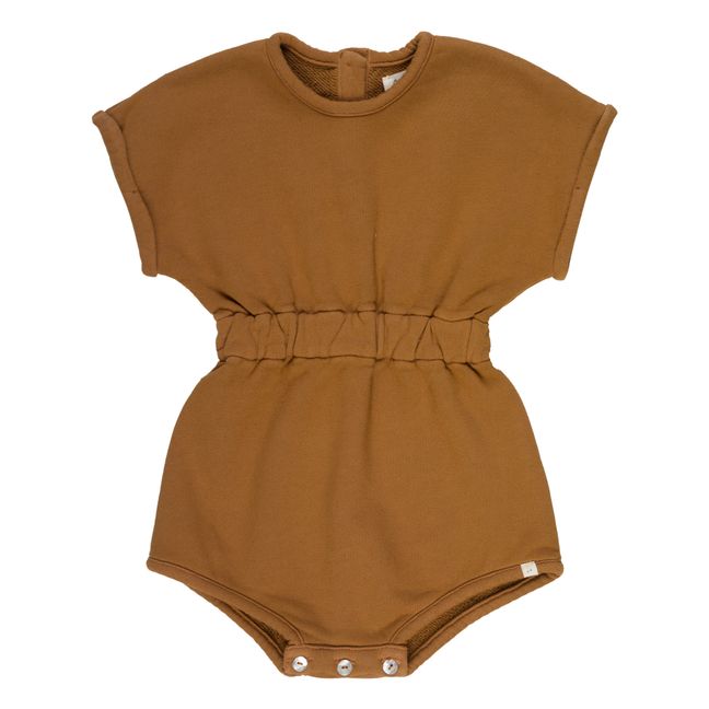 Ofélia Organic Cotton Bodysuit | Brown