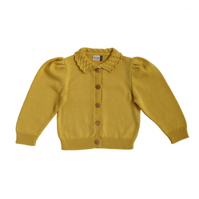 Lucia Handmade Cardigan | Gelb