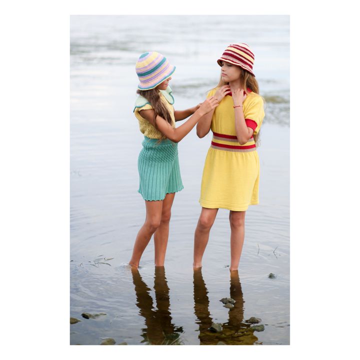 Chapeau Maille Fait Main Adana | Lilas- Image produit n°3