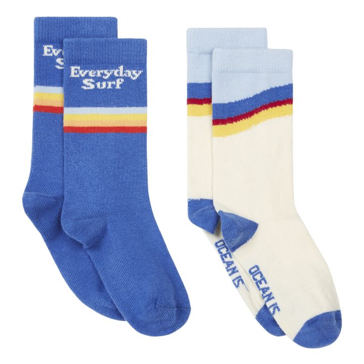 Everyday Ocean Socks - Set of 2 Pairs | Blanco Roto- Imagen del producto n°0