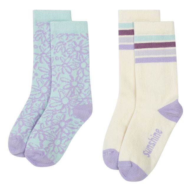 Flower Sunshine Socks - Set of 2 Pairs | Blanco Roto
