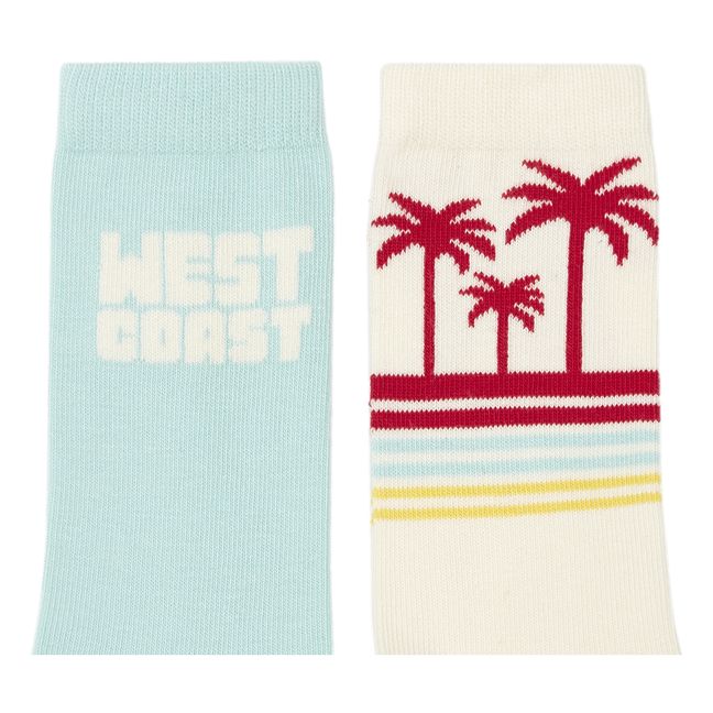 West Palm Socks - Set of 2 Pairs  | Blanco Roto