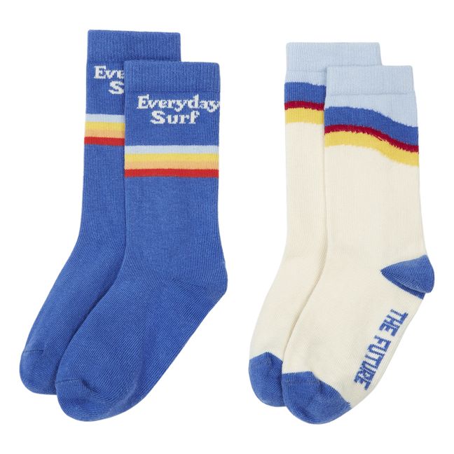 Pack 2 Socken Everyday Ocean | Grauweiß