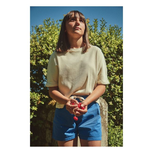 Hortensia Canvas Short - Women's Collection | Royal blue