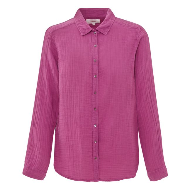 Hemd Scout Baumwollgaze | Mauve