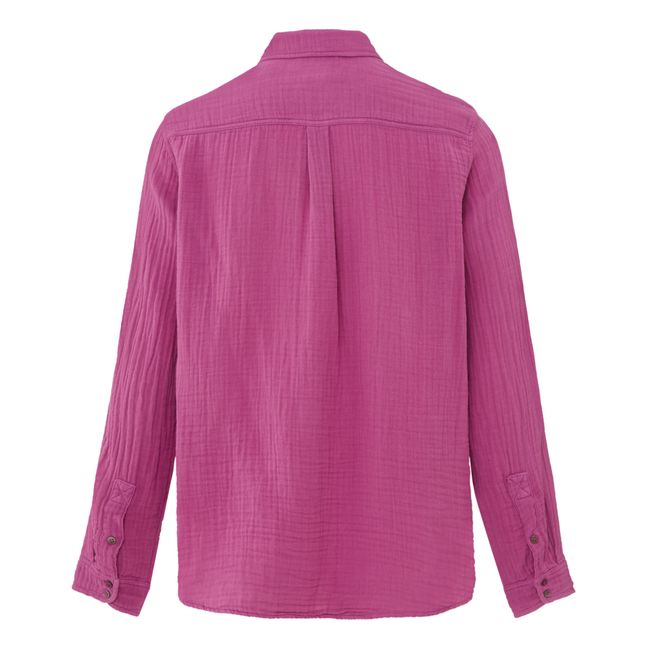 Hemd Scout Baumwollgaze | Mauve
