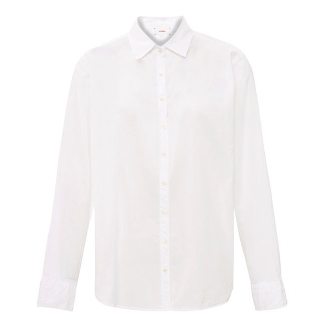 Chemise Beau Popeline de Coton | Weiß
