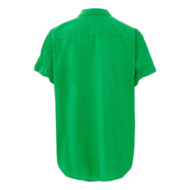 Channing Cotton Poplin Shirt | Verde menta