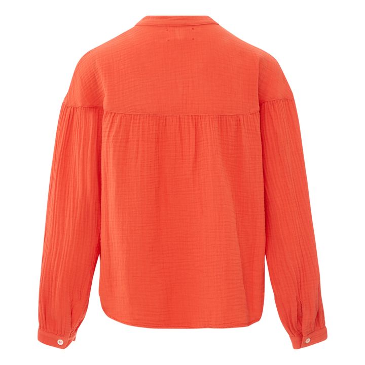 Xirena Briar Cotton Gauze Blouse Mandarin Smallable