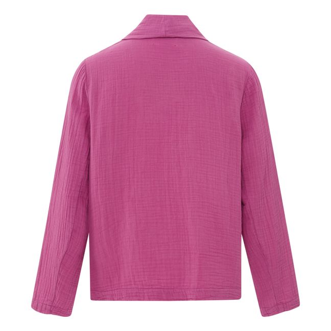 Chaqueta de gasa de algodón Cullen | Malva
