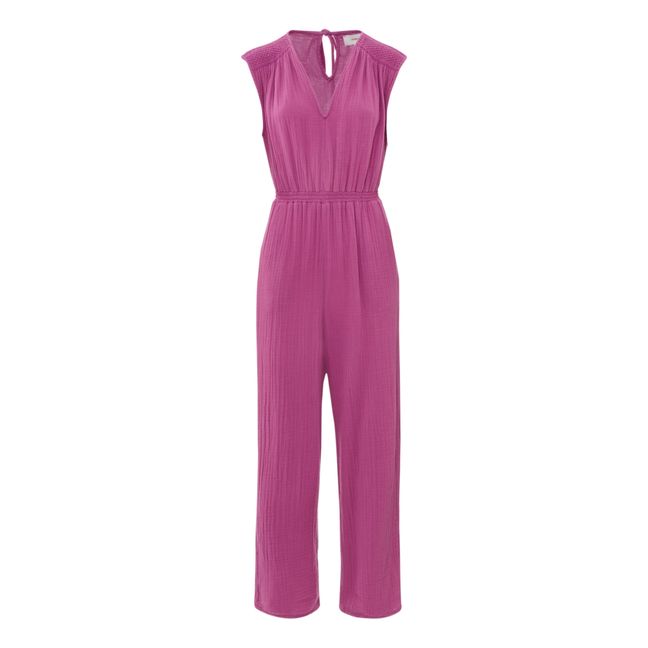 Overall Nell Baumwollgaze | Mauve