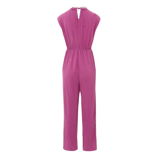 Combinaison Nell Gaze de Coton | Mauve