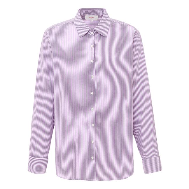 Amalfi Beau Striped Shirt | Violett