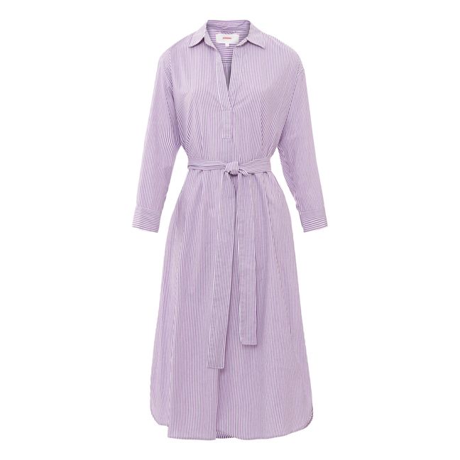 Marlowe Amalfi Striped Dress | Purple