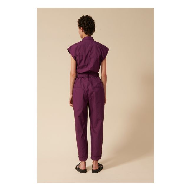 Tutina Texas in popeline di cotone | Viola