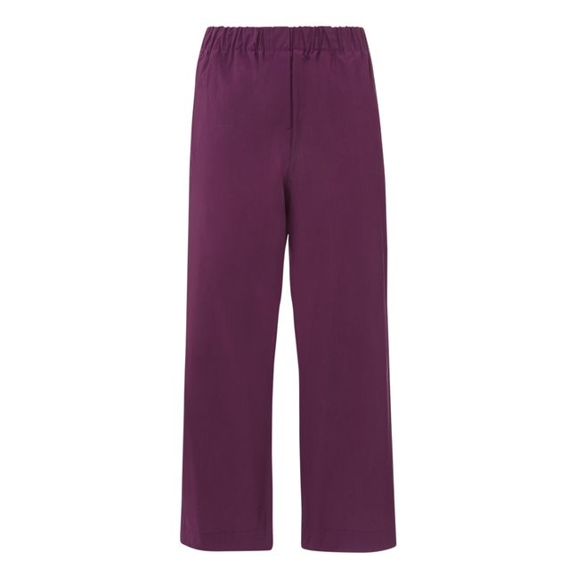 Penny Cotton Poplin Pants | Violeta