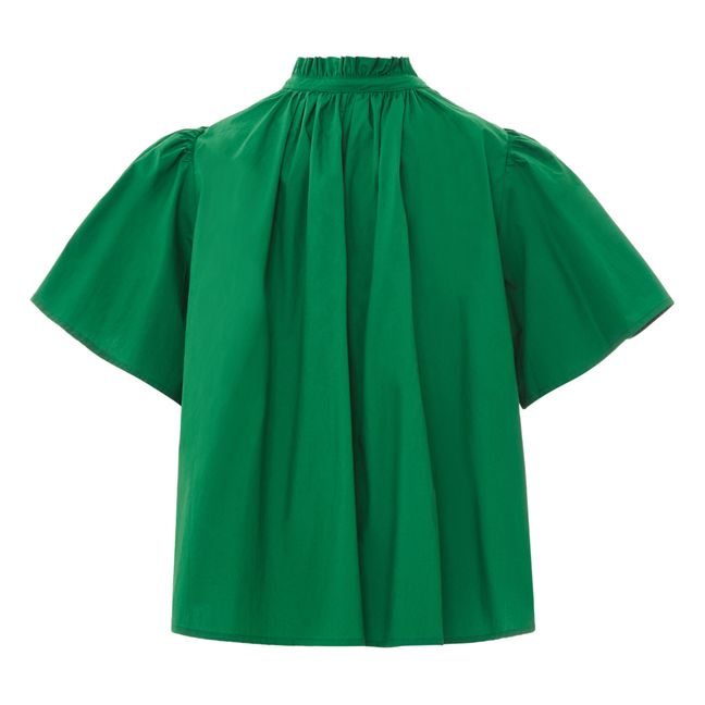 Bluse Seville Baumwollpopeline | Grün