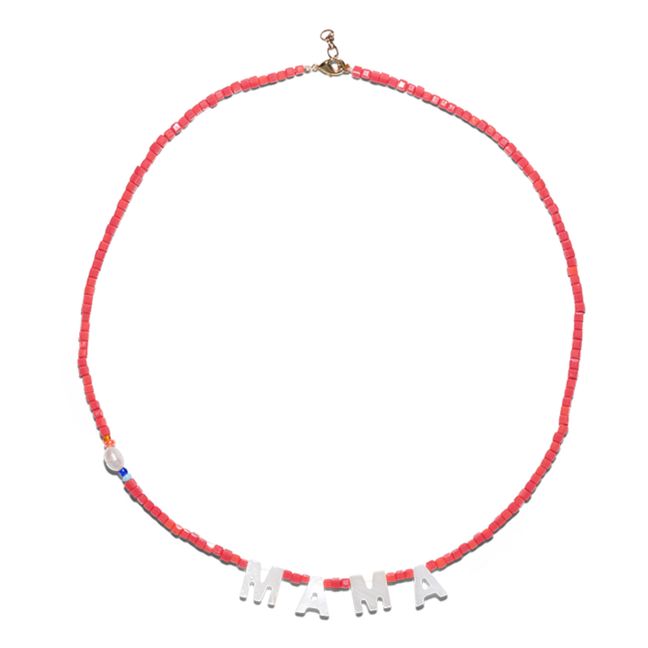 Hélène Mama Necklace | Coral