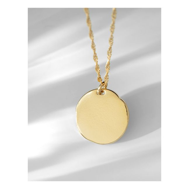 Pendentif Eau | Doré