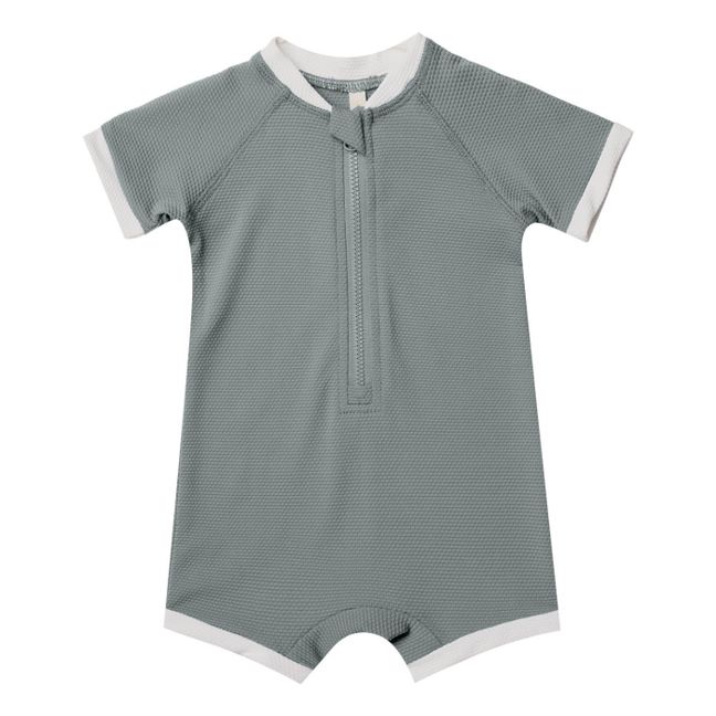 Combishort Anti-UV Unie | Bleu gris