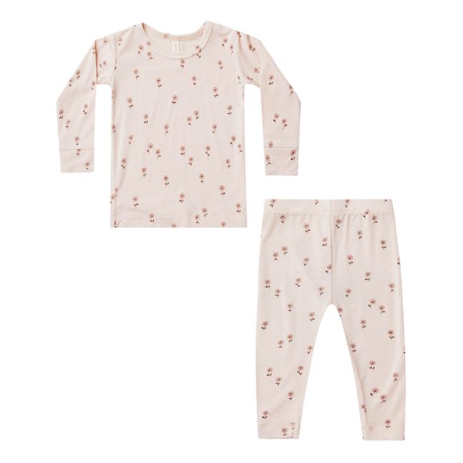Printed Pajamas | Pale pink