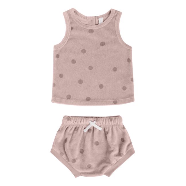 Organic Cotton Terry Cloth Tank Top + Bloomer | Lila