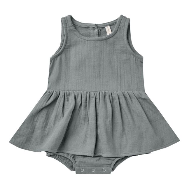 Organic Cotton Bodysuit Dress | Graublau