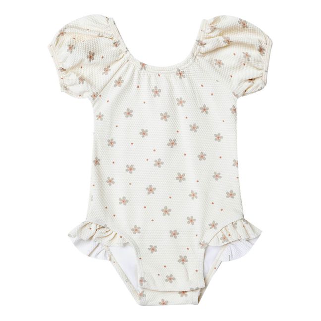 Floral Swimsuit | Ecru