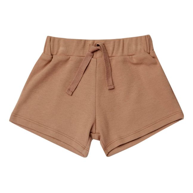 Shorts in cotone organico | Marrone
