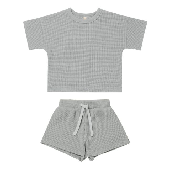T-Shirt + Short Coton Bio | Grey
