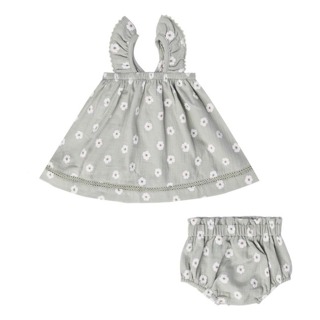 Robe + Blommer Coton Bio Imprimé | Gris