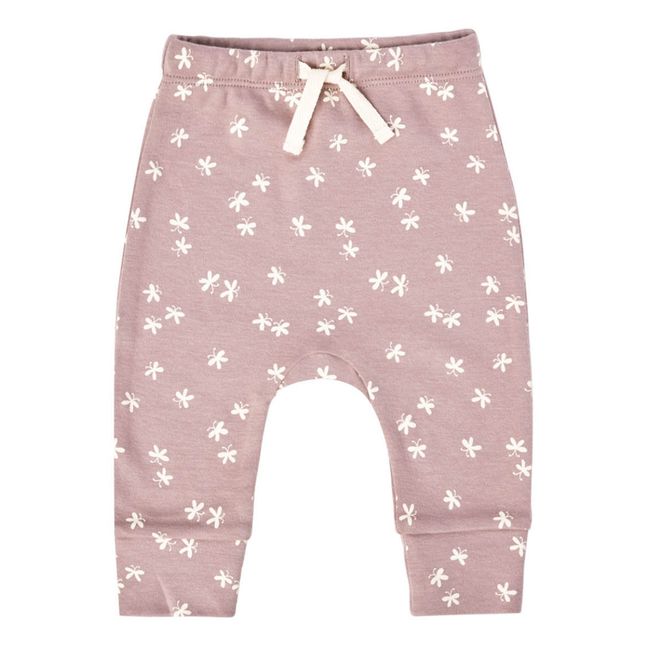 Butterfly Organic Cotton Joggers | Lilac