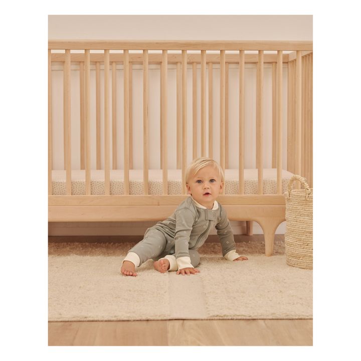 Starry Organic Cotton Pyjamas Without Feet | Grün-grau- Produktbild Nr. 1