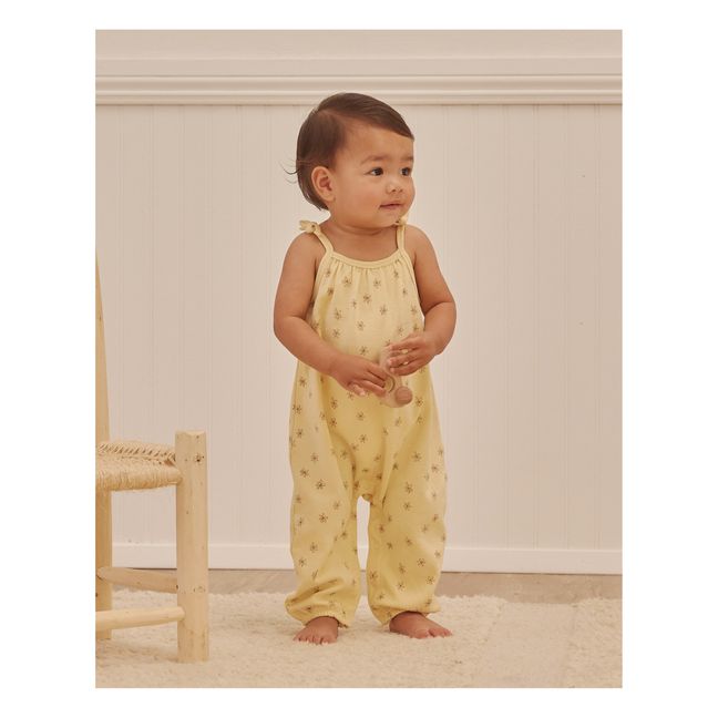 Combinaison Bretelles Coton Bio | Blasses Gelb
