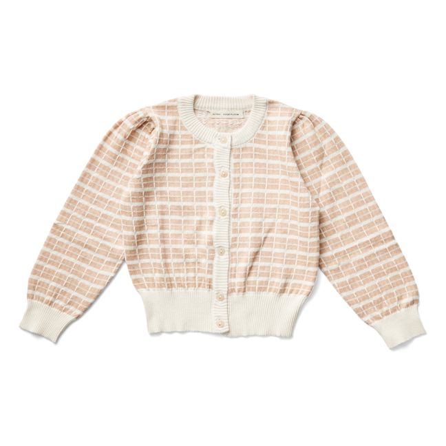 Cardigan Coton Pima Bio Rose | Rose pêche