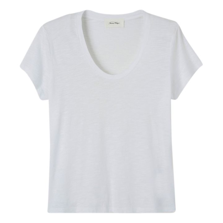 T-shirt Col U Jacksonville | Blanc- Image produit n°0
