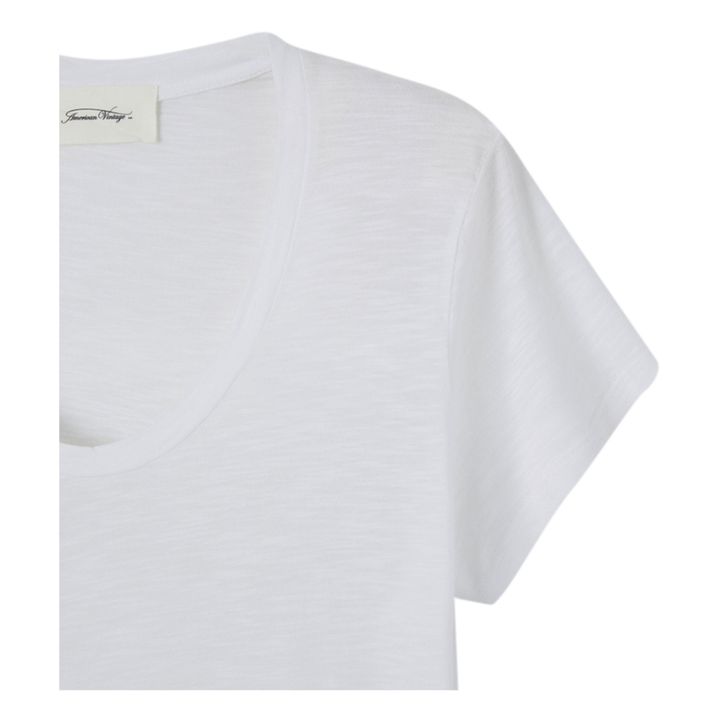 T-shirt Col U Jacksonville | Blanc- Image produit n°3