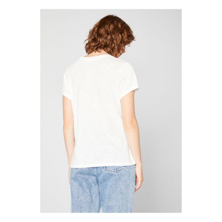 T-shirt Col U Jacksonville | Blanc- Image produit n°5