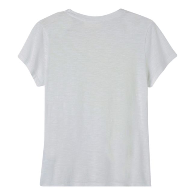 T-shirt Col U Jacksonville | Blanc