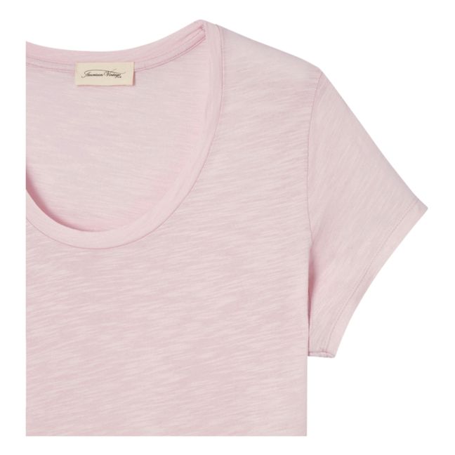 Jacksonville U-Neck T-Shirt | Candy pink
