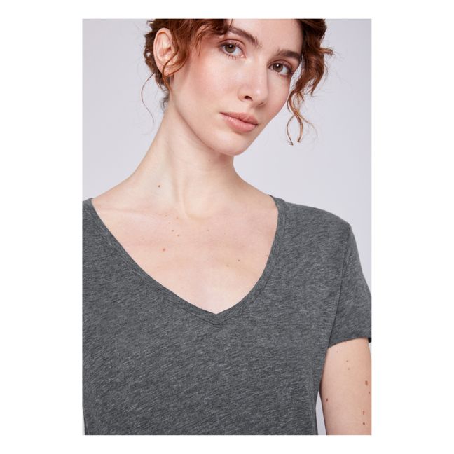 Jacksonville V-Neck T-shirt | Grigio antracite chino