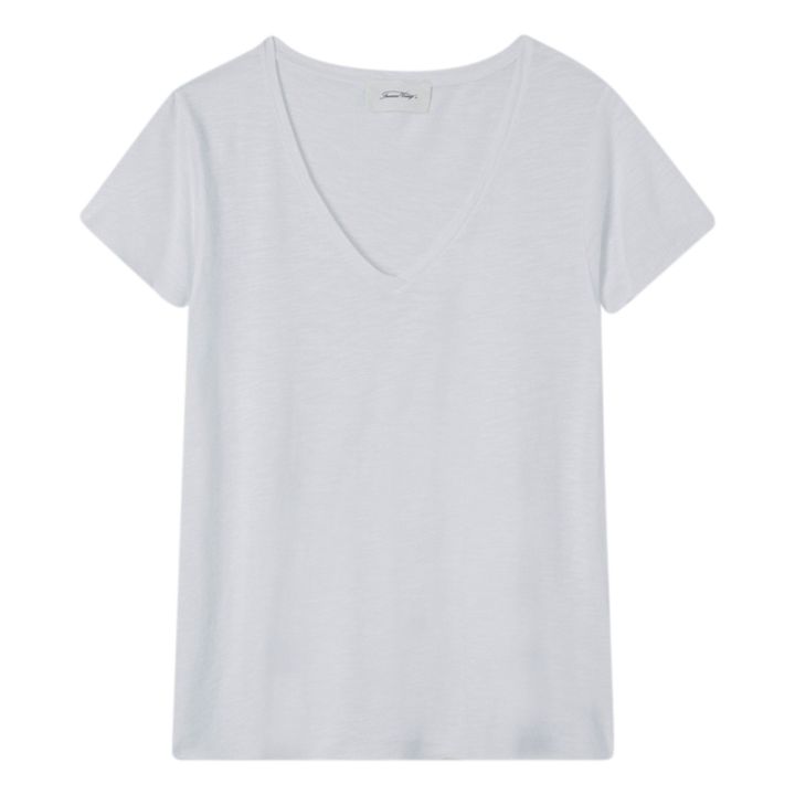 Jacksonville V-Ausschnitt T-Shirt | Weiß- Produktbild Nr. 0