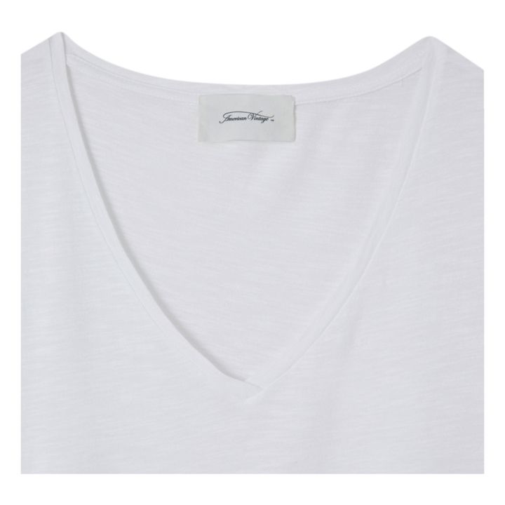Jacksonville V-Ausschnitt T-Shirt | Weiß- Produktbild Nr. 3